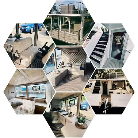 Luxus Hausboot Mit Jacuzzi Kolonie Zern